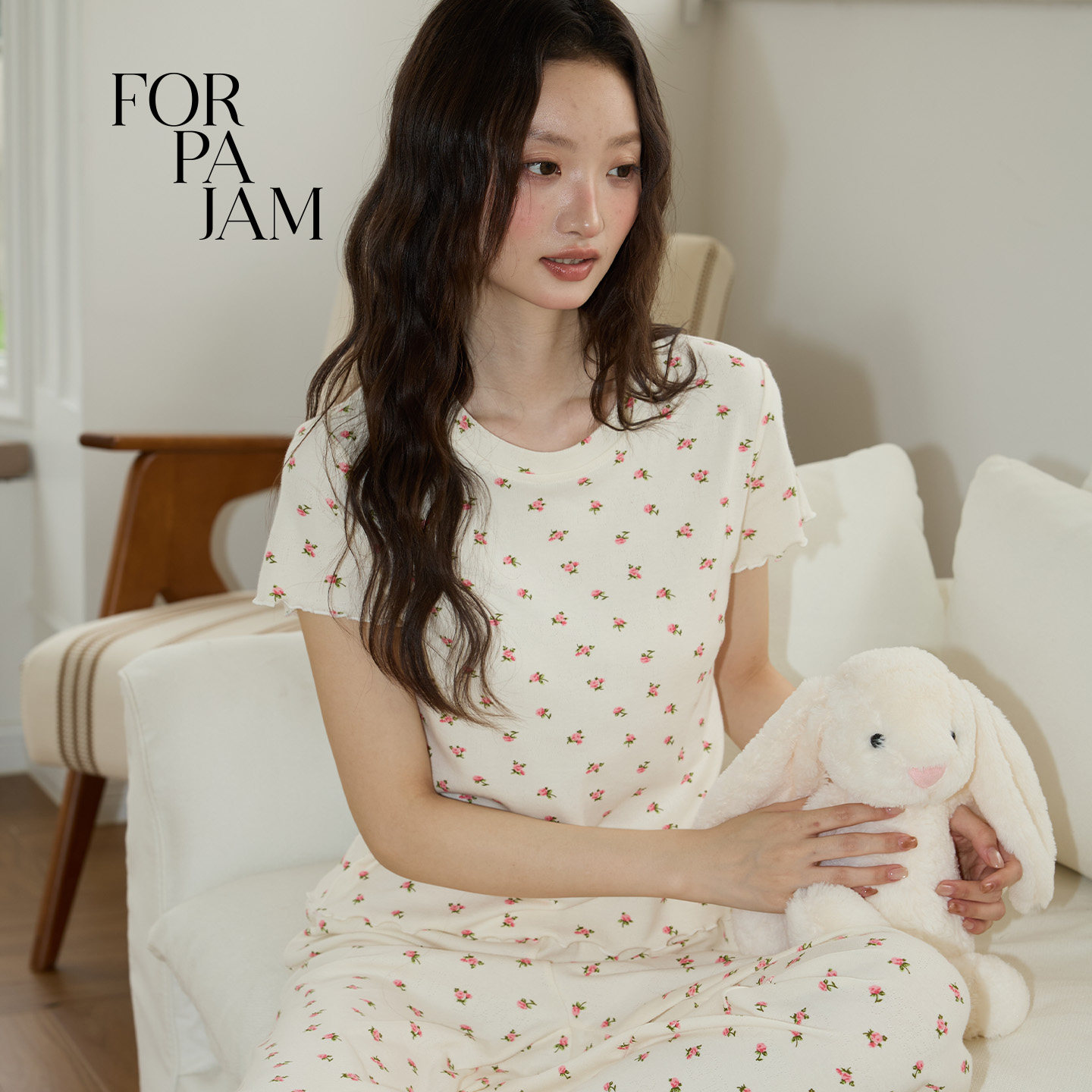 【新品】睡衣女碎花套装家居服