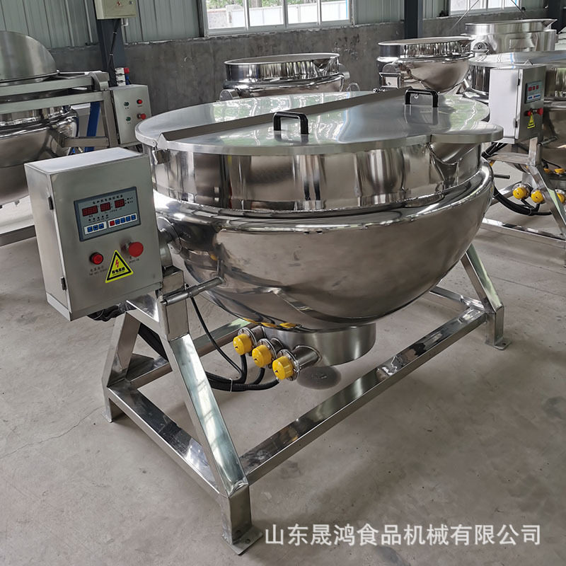 可倾式食堂煮饭熬汤锅猪蹄板鸭熬煮卤制电热夹层锅