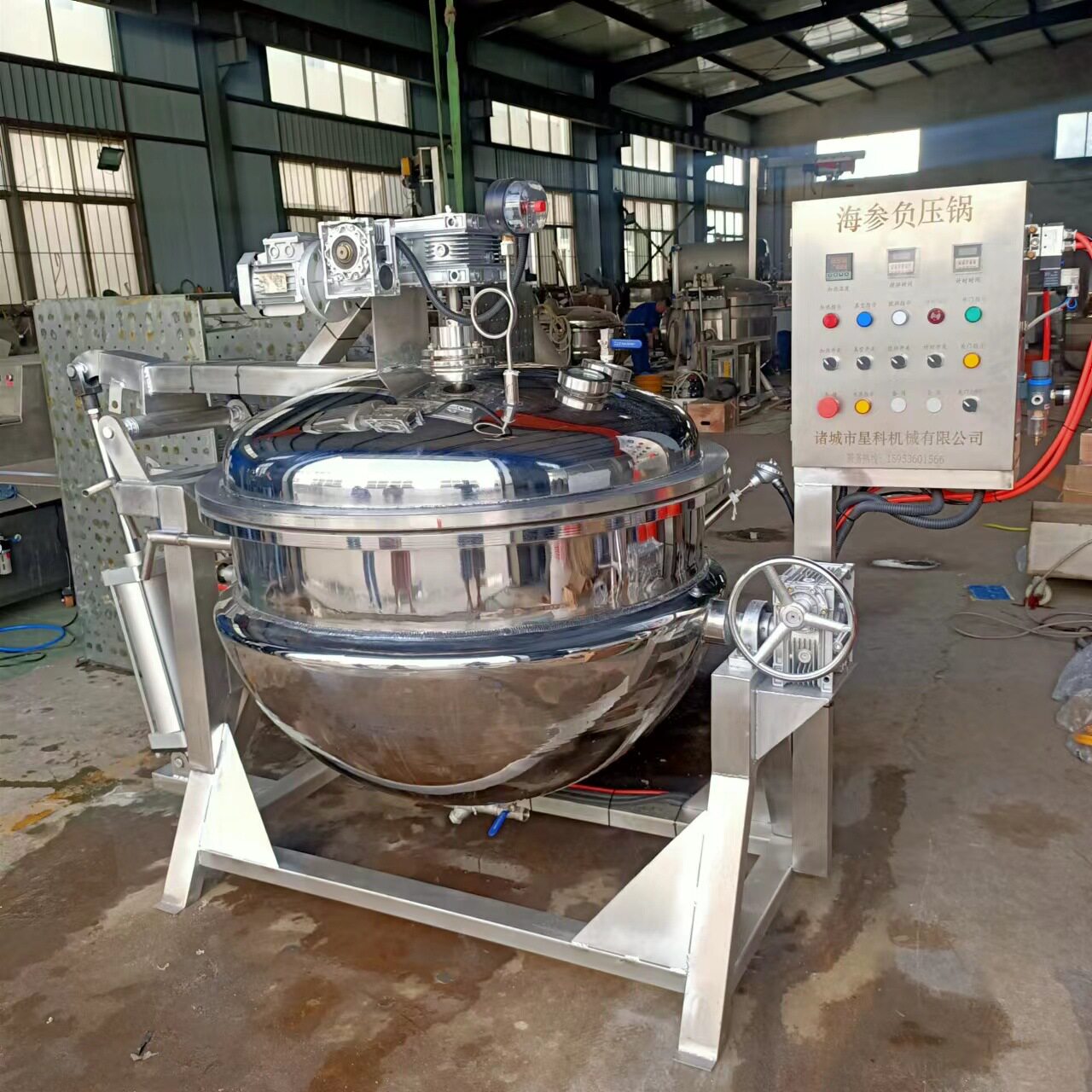 杏干蜜饯浸糖秘制厂家西梅加工高压蒸煮锅地瓜果脯生产全套设备