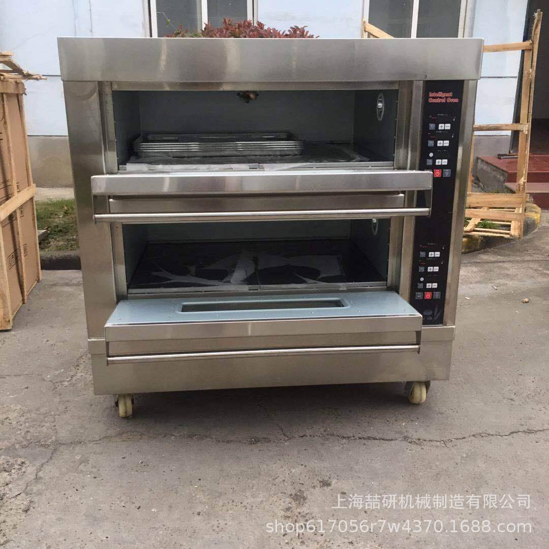 烤箱商用两层四盘大容量红薯烤五花肉月饼电烤箱定时大型自动烤炉