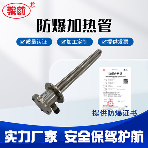 防爆法兰加热管双头电热管导热油加热器不锈钢电加热管220V380V