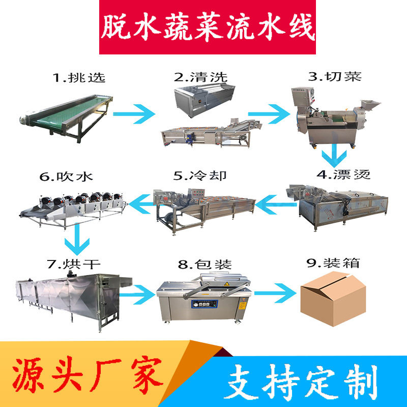 脱水蔬菜全套设备加工鼓泡喷淋式韭菜苔气泡清洗机商用杏子清洗机
