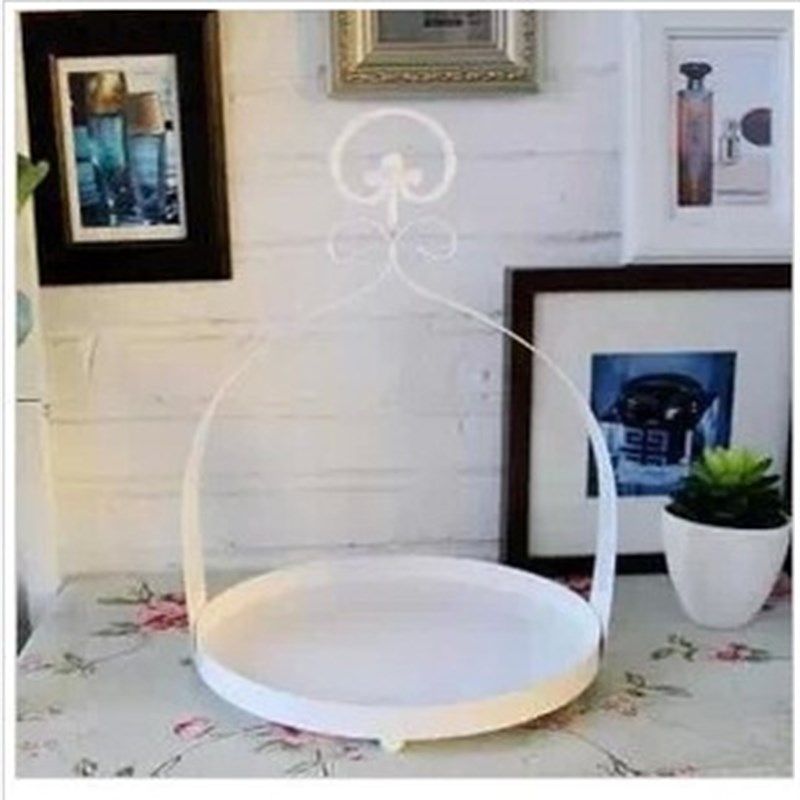 热卖铁艺蛋糕架点心架碗碟架水果盘花盆架面包水果架小蛋糕架亏甩