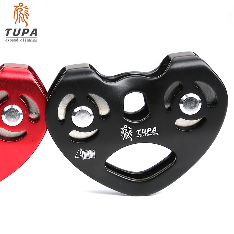 心型轴承滑轮组索道滑轮高空运输设备吊运横渡钢缆滑轮丛林飞跃