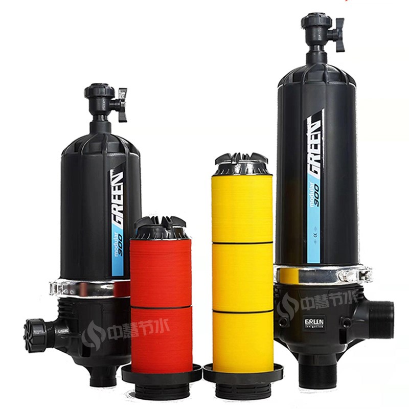 滴灌农用微喷网式碟片大棚喷灌滴带滴管过滤系统