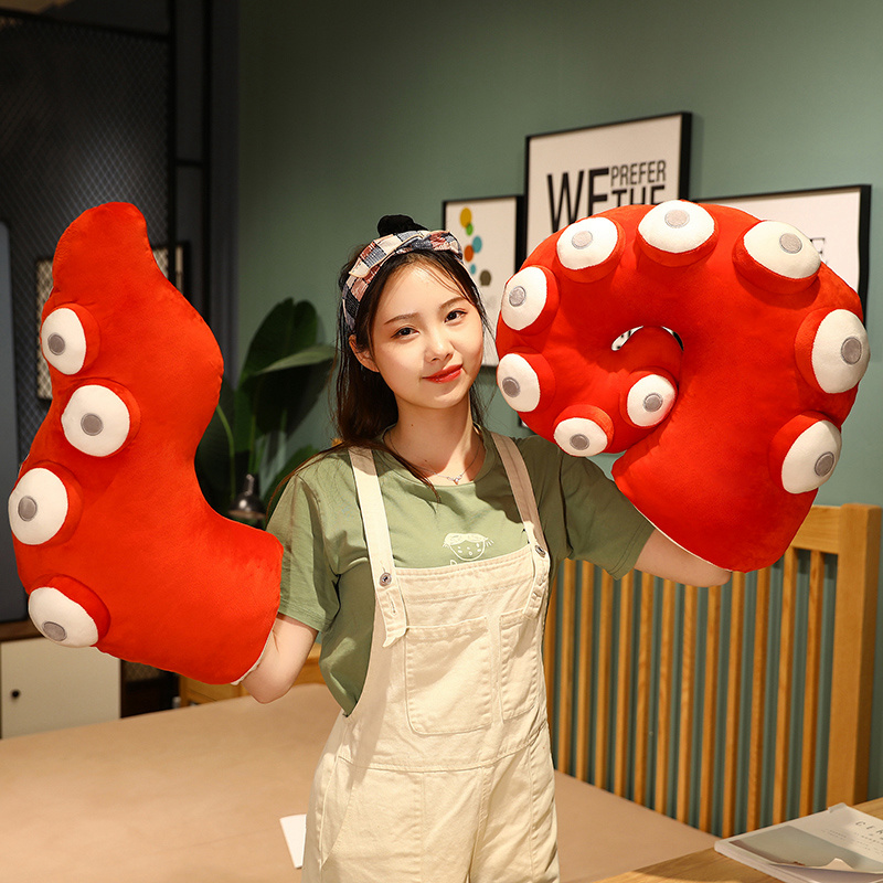 创意章鱼足手臂抱枕卧室床头靠枕沙发客厅靠垫八爪鱼午睡枕趴睡枕