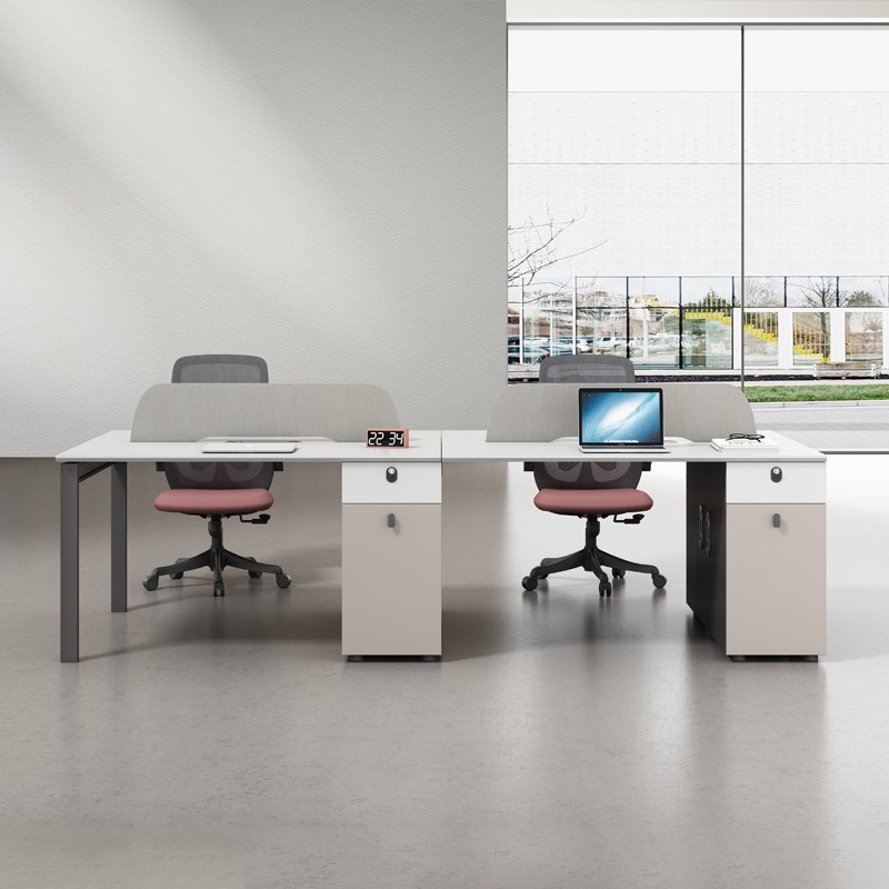 勇心办公桌椅屏风工作位职员桌现代简约设计师四人位办公家具
