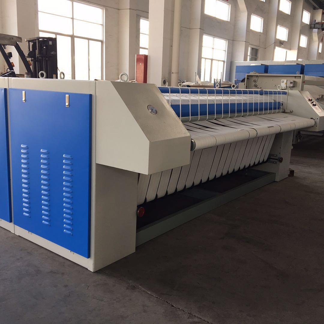 厂家定制单辊多辊全自动工业烫平机蒸汽熨斗工业床单被套熨烫设备