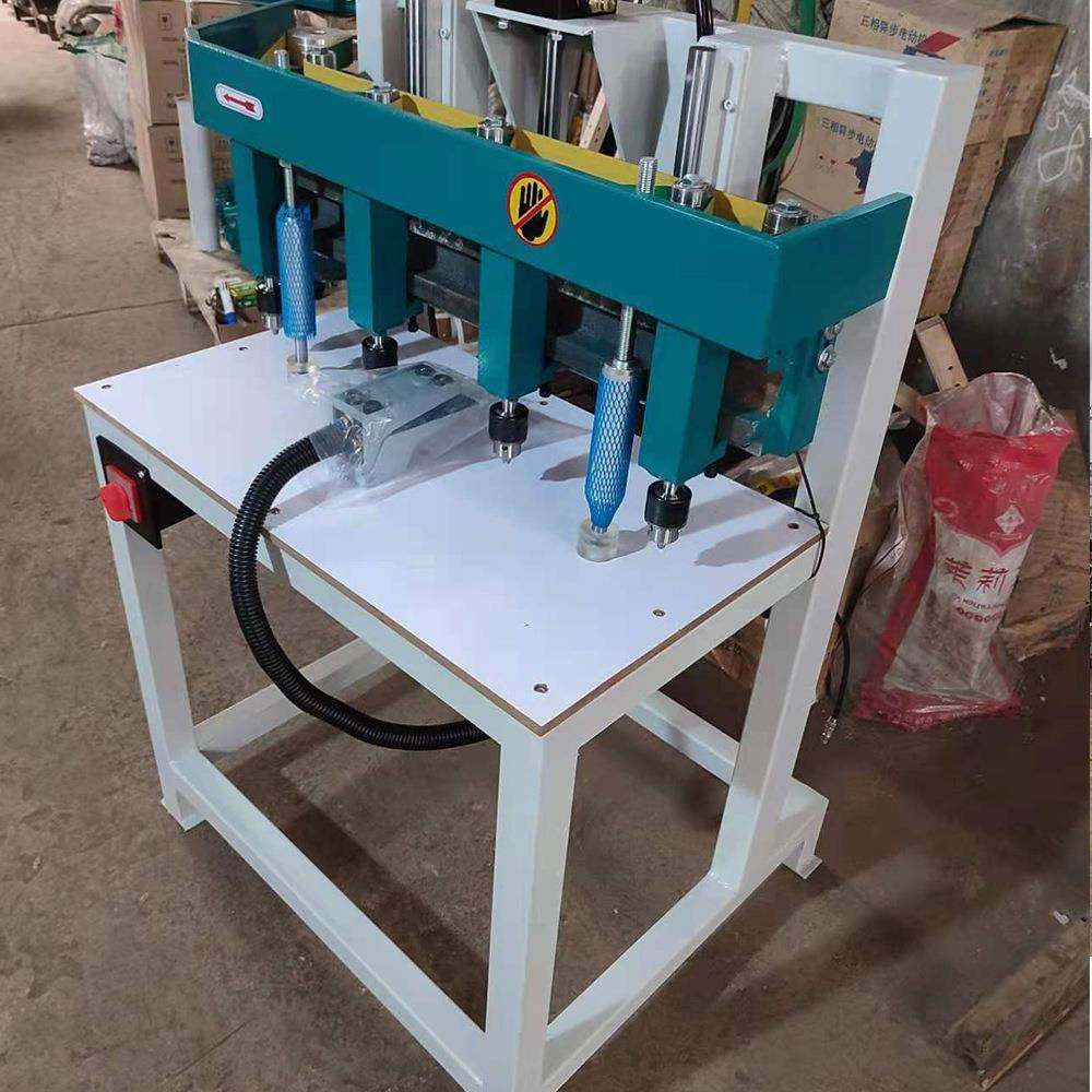 立式钻床多头垂直打眼机 木工排钻打孔机 自动打眼机现货