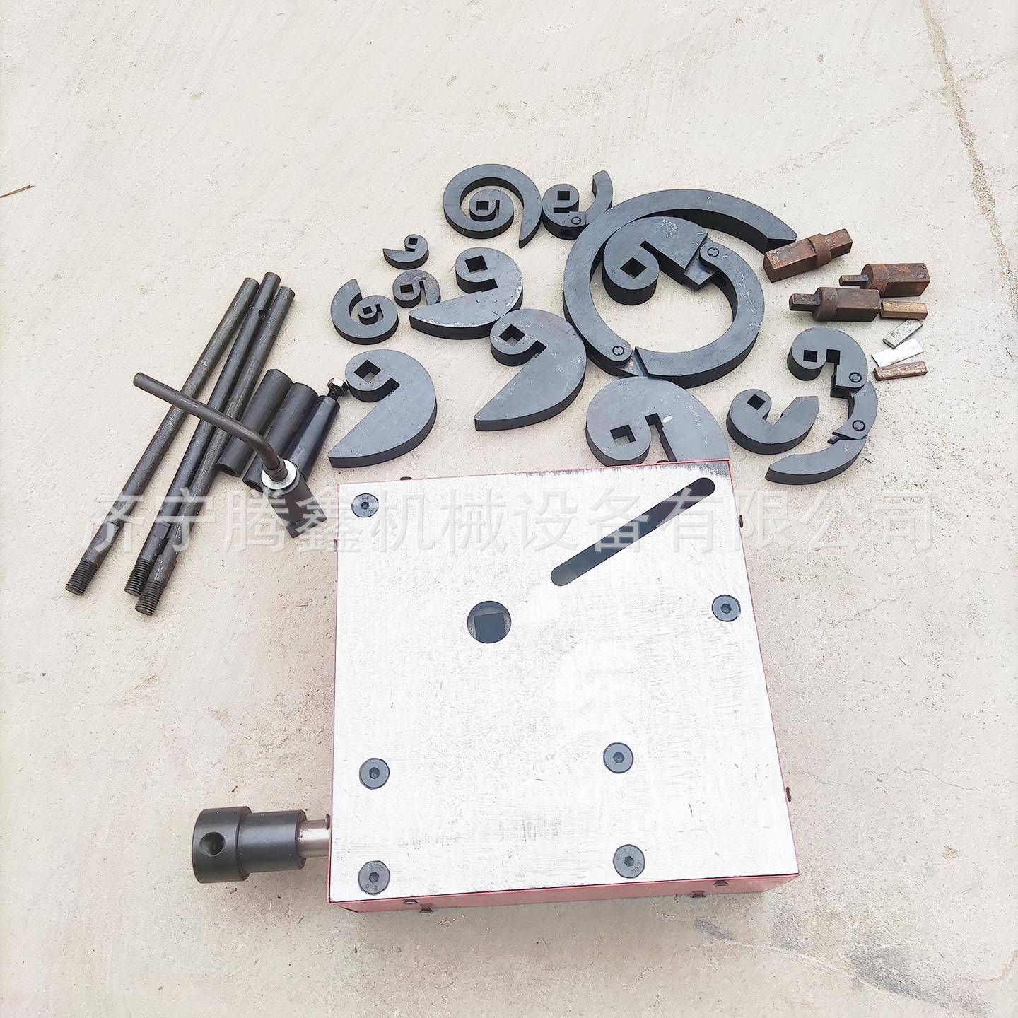 C S P型手动弯花折弯机 大门栅Y栏弯花加工机 手摇铁艺花架设备弯