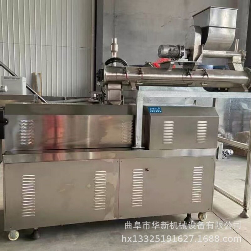 双螺杆湿法宠物饲料膨化机 狗粮生产加工设备鱼虾蟹龟饲料生产线