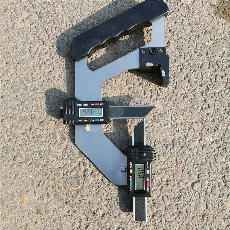 SDM-Q数字式钢轨端面检测尺 43kg数显轨底坡测量仪 磨耗测量仪器