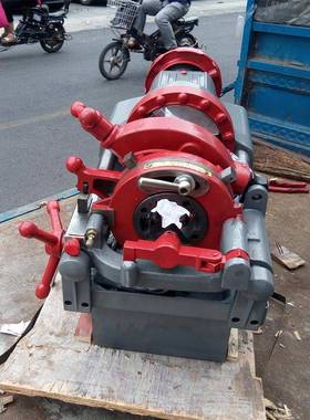 SMIT-316暖气管道电动套丝机 钢管切断倒角压螺纹 水管绞牙机