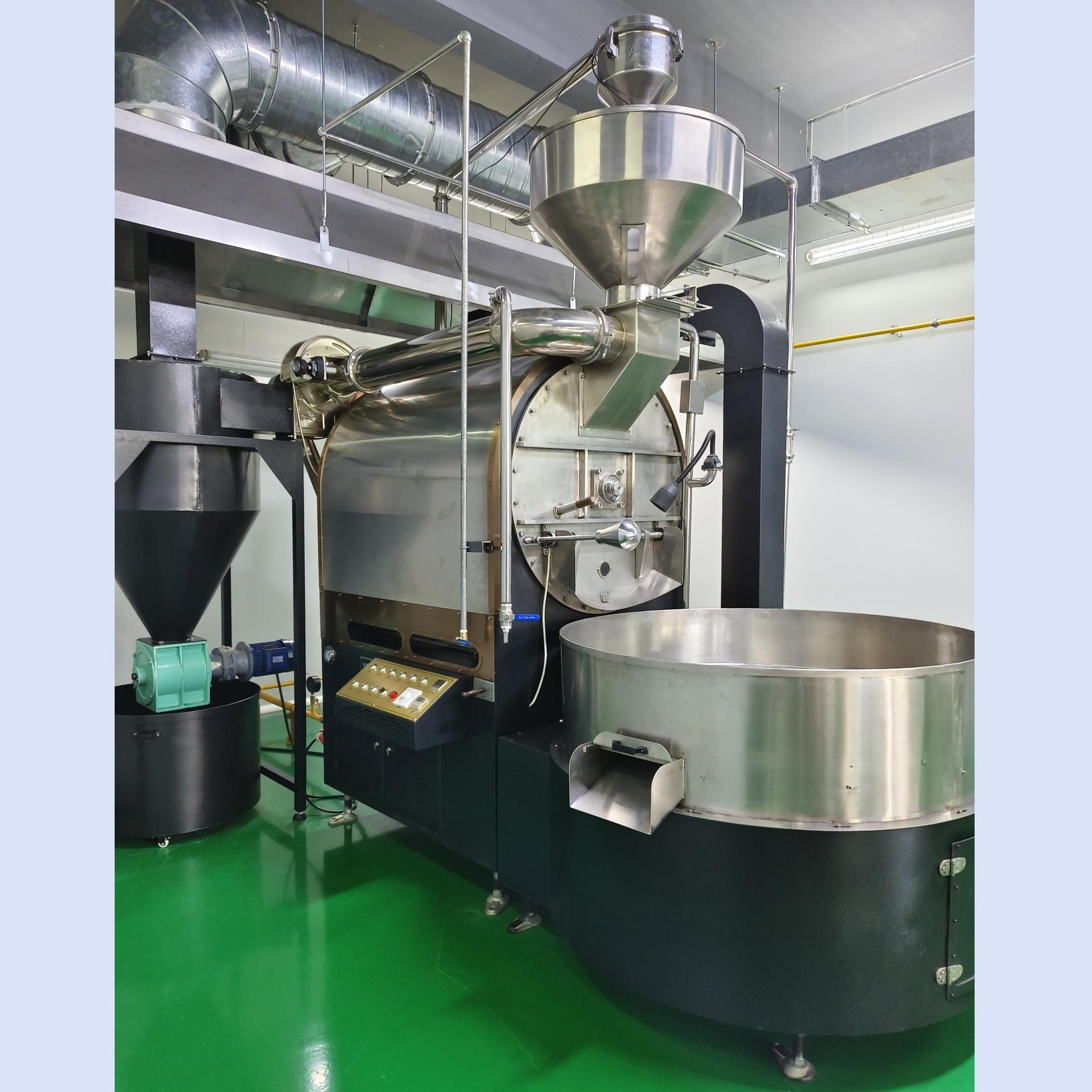 80公斤咖啡烘焙机半直火式咖啡豆烘焙机设备，焙炒机炒货机