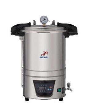 DSX-18KBY手提式不锈钢电热蒸汽灭菌器 上海申安实验室灭菌器