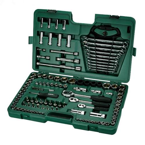 汽车维修工具组套公英制棘轮扳手套筒汽修汽保组合套装09014A