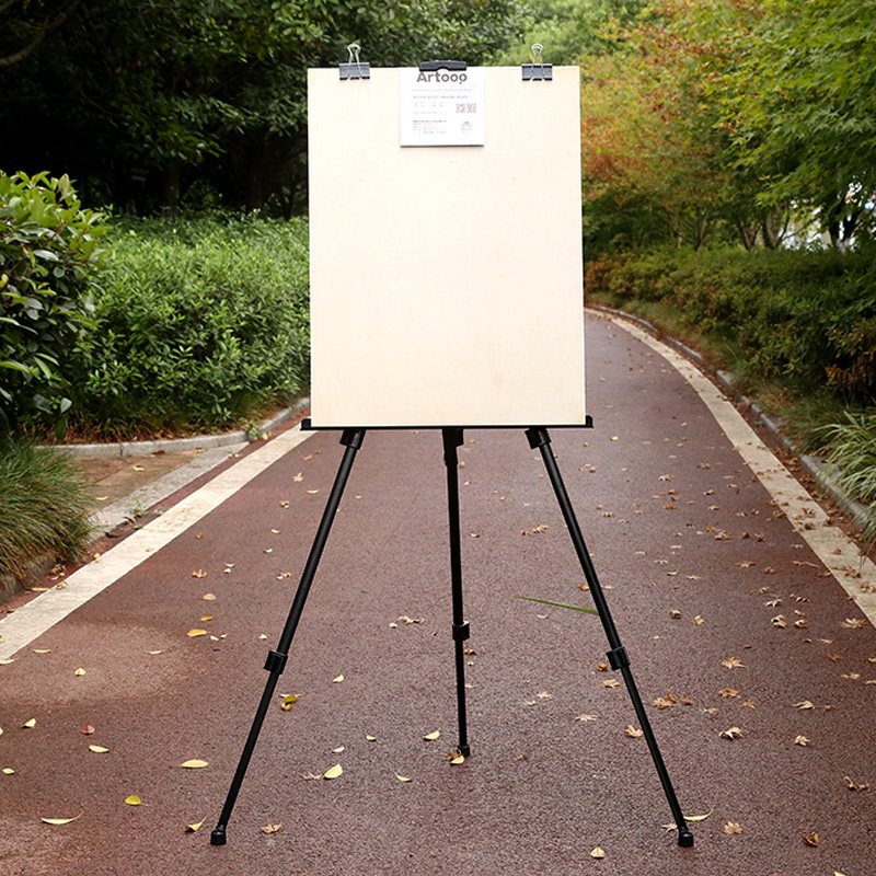 素描金属折叠画架画板套装便携绘画支架式铝铁画架4k写生画板套装