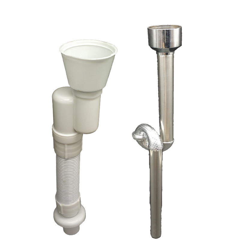 小便器下水配件 地排水墙排挂便下水管PVC下水管小便斗防臭下水管