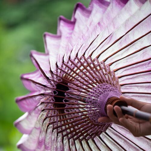 油纸伞非遗手工桐油和纸古纸伞汉服拍照晴雨两用传统古风舞台用伞