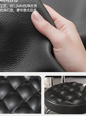 LFT意式小向轮凳子滑轮万移动凳子家用矮凳带娃客靠厅带轮背小椅