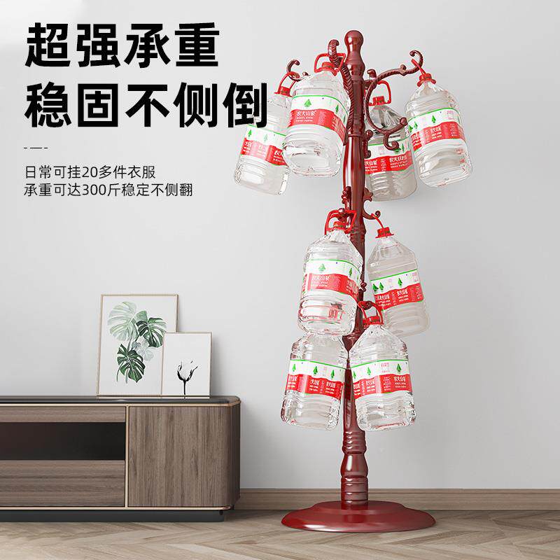 众之亿欧式实木衣架架落约地卧室衣帽家用挂挂衣杆简立式衣服CG73