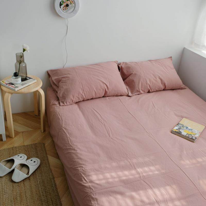 舍月亮睡F76H76J5学了~单品床单纯棉水洗棉床罩00单双人生宿民1宿