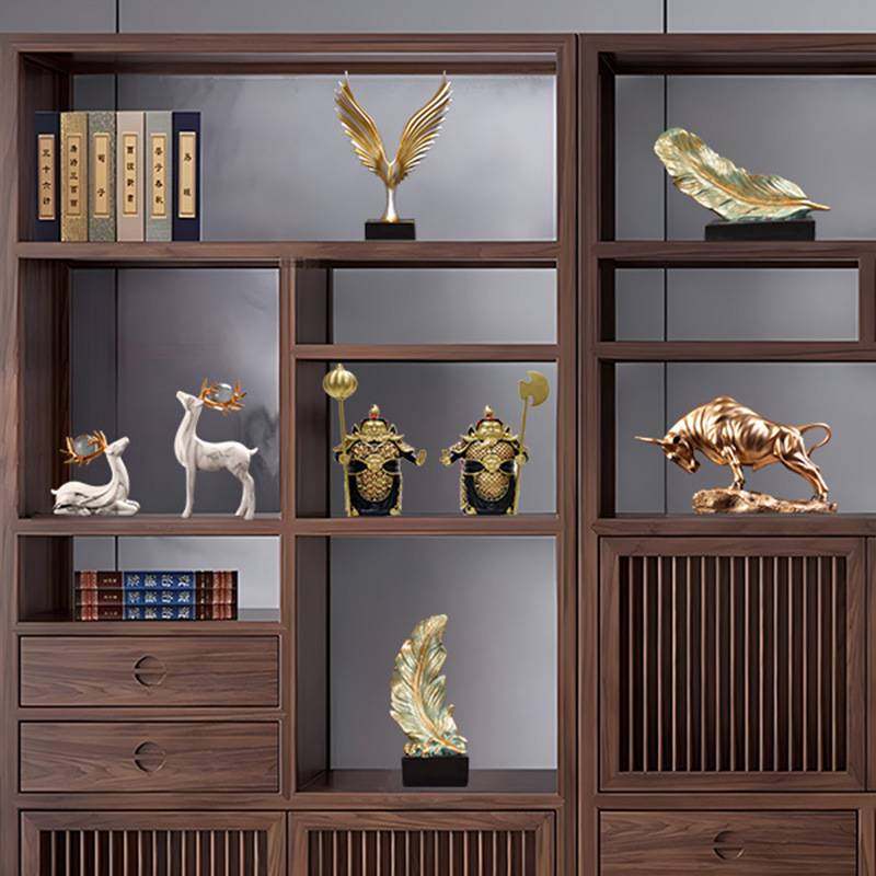 新中式老板办公室摆件轻奢高档领导高端大气书柜装饰品柜子工艺品,玩具/童车/益智/积木/模型,垂直悬浮玩具,淘宝优惠券,粉丝福利购,淘宝优惠卷