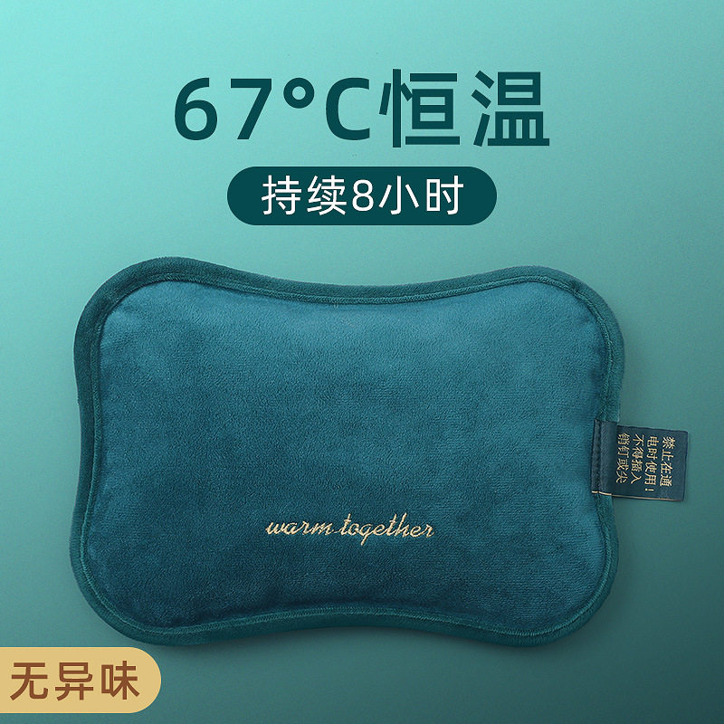新款恒温国标热水袋家用冬季恒温办公室热敷暖水袋水电分离暖手袋