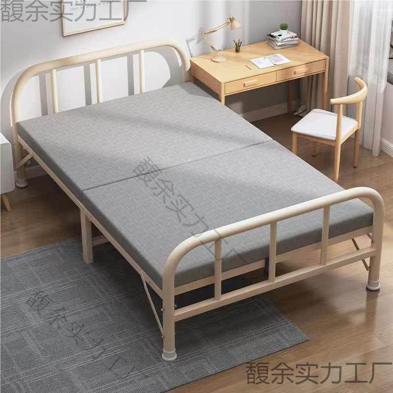 折叠床折单人床双床人床家用硬板简易拼接铁艺RFL床钢木床成人米