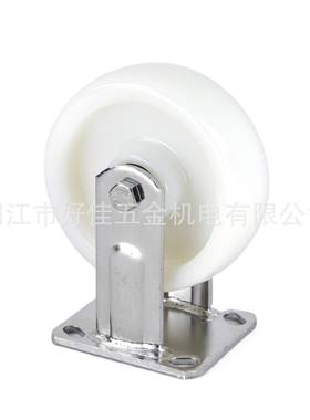 源工厂直供6平X2重型头30全HJ802915不锈钢板定向尼龙脚4轮