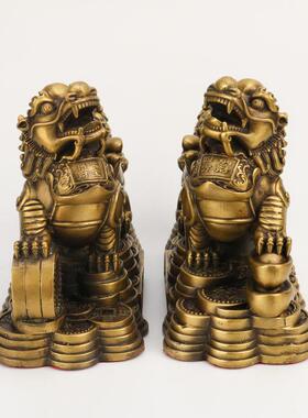 厂家财貔貅摆151貔件一对财富归来貅铜貔貅运工艺品