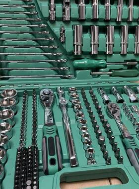 geu21套6件修装多功能套套组筒扳手套146装合管棘轮板手修车五金