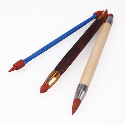 Sculpting塑雕刻具软陶泥压笔工木质双头点钻笔陶泥工MBT痕具45件