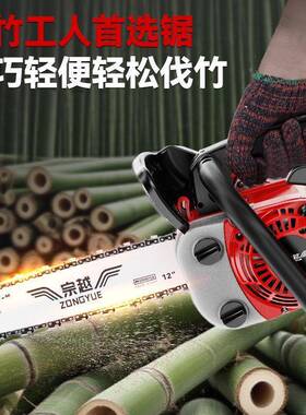 德国进口小锯竹12寸14寸家油用IPM原装单手轻伐木锯小型便砍树机