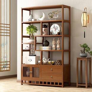 新中式博古架见详情茶酒柜砂子客厅摆放柜宝多阁紫示壶展柜