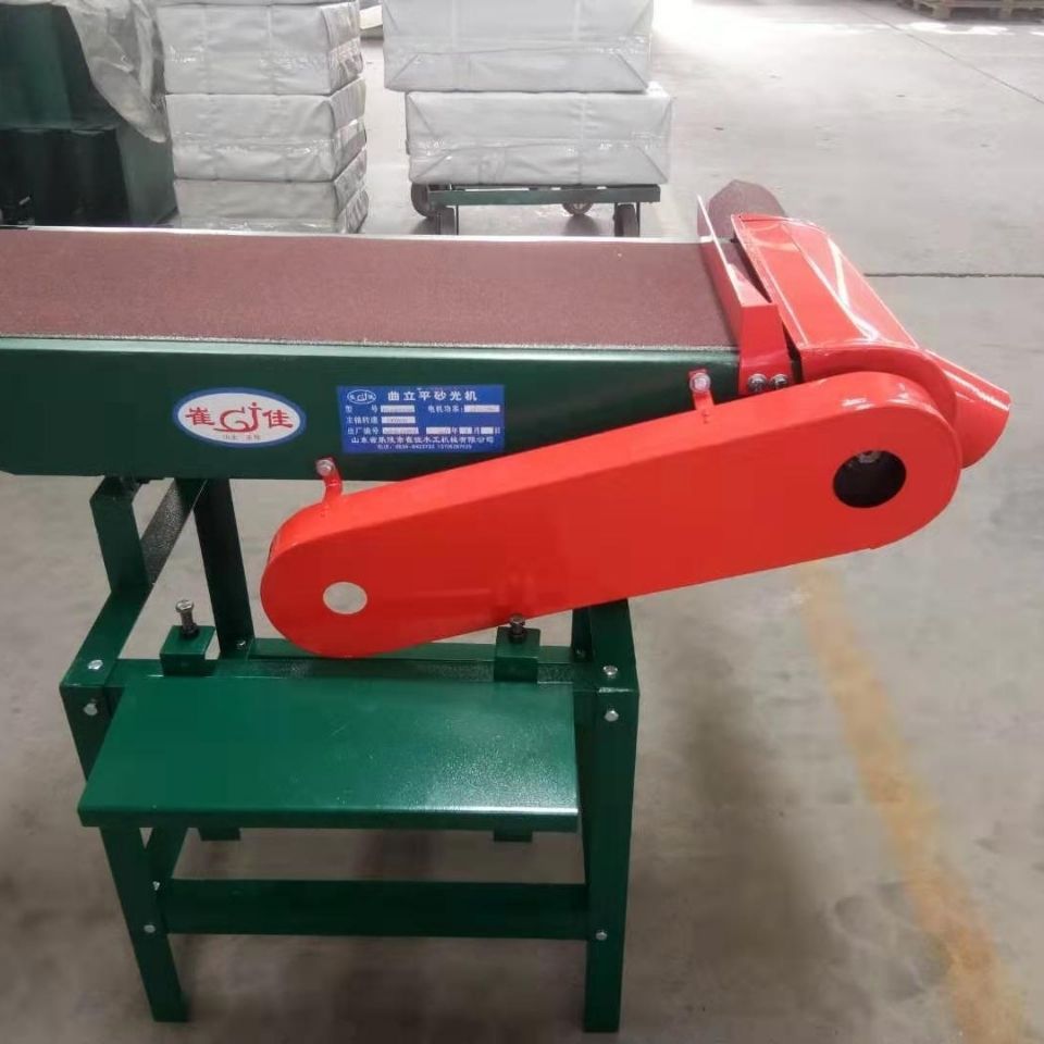 小型工业级木工打磨砂带机