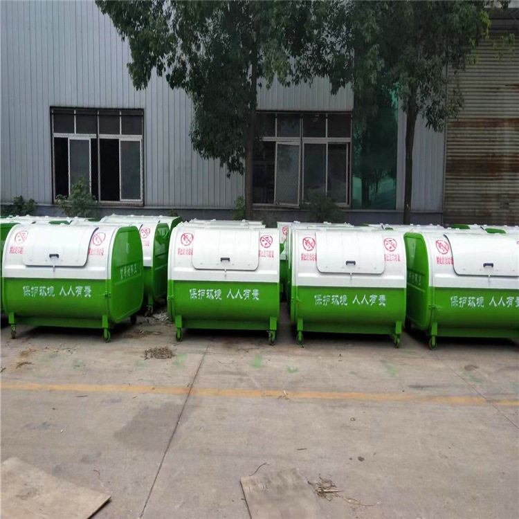 市政环卫3方勾臂垃圾箱定制