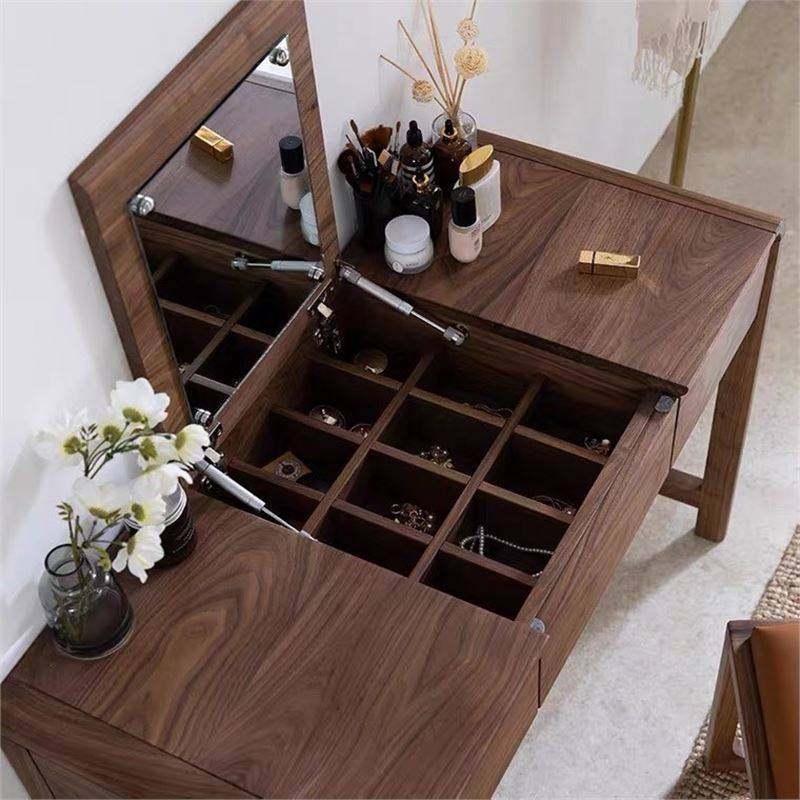现代简约黑胡桃木全实木梳妆台轻奢型书桌化妆桌原木极简式化妆台,玩具/童车/益智/积木/模型,垂直悬浮玩具,淘宝优惠券,粉丝福利购,淘宝优惠卷