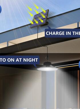 控40LE台D双色太阳灯户能外庭院吊灯遥分体人无品牌/体感应露阳台