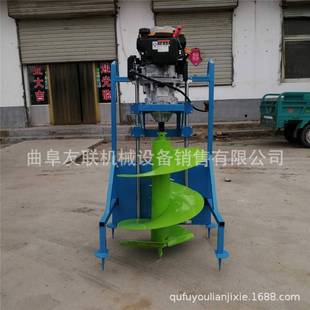 果树种植挖洞机 大棚埋桩打坑机 家用施肥钻坑机 64