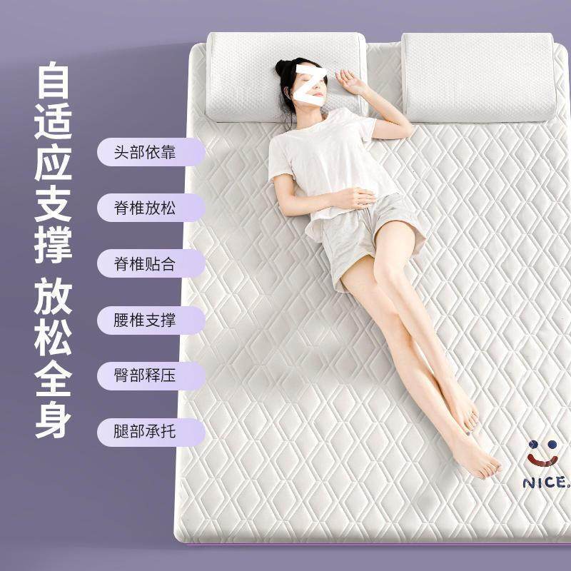 A类胶床垫109加厚双人用超厚可叠单人宿舍乳榻折家榻米租房睡垫