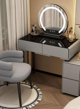 小户卧型梳妆台卧室6cm现代简约20025新款奶油一风主斗柜体PFI化