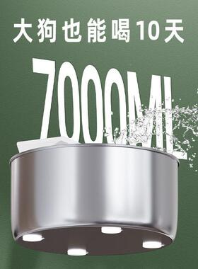 全不FT008自锈宠钢充电物饮水循机7L大容量狗碗不插电环动水猫咪
