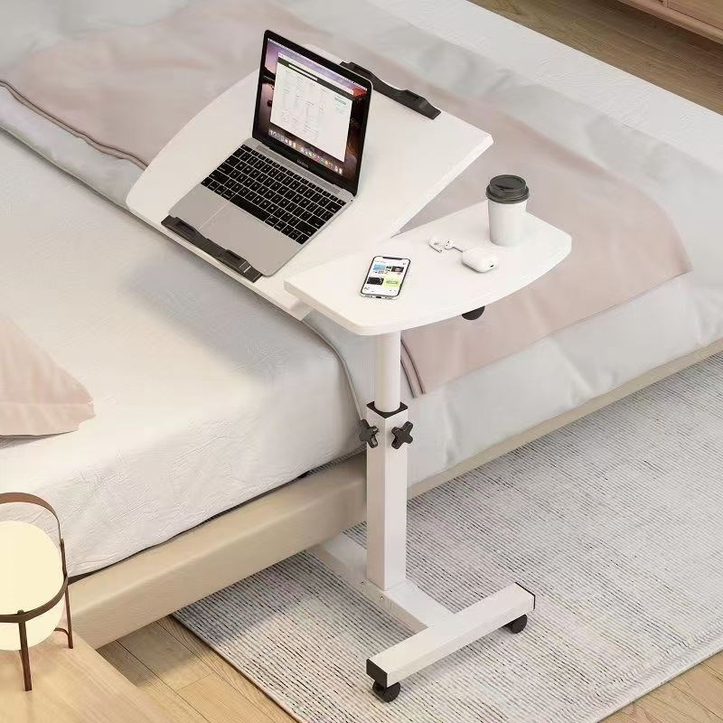 移动床上电脑桌懒人床边桌简单自由升降简易沙发桌子护理
