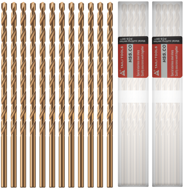 直柄含钴不锈钢麻花钻头-700MM加超长高速钢打深孔洞转头