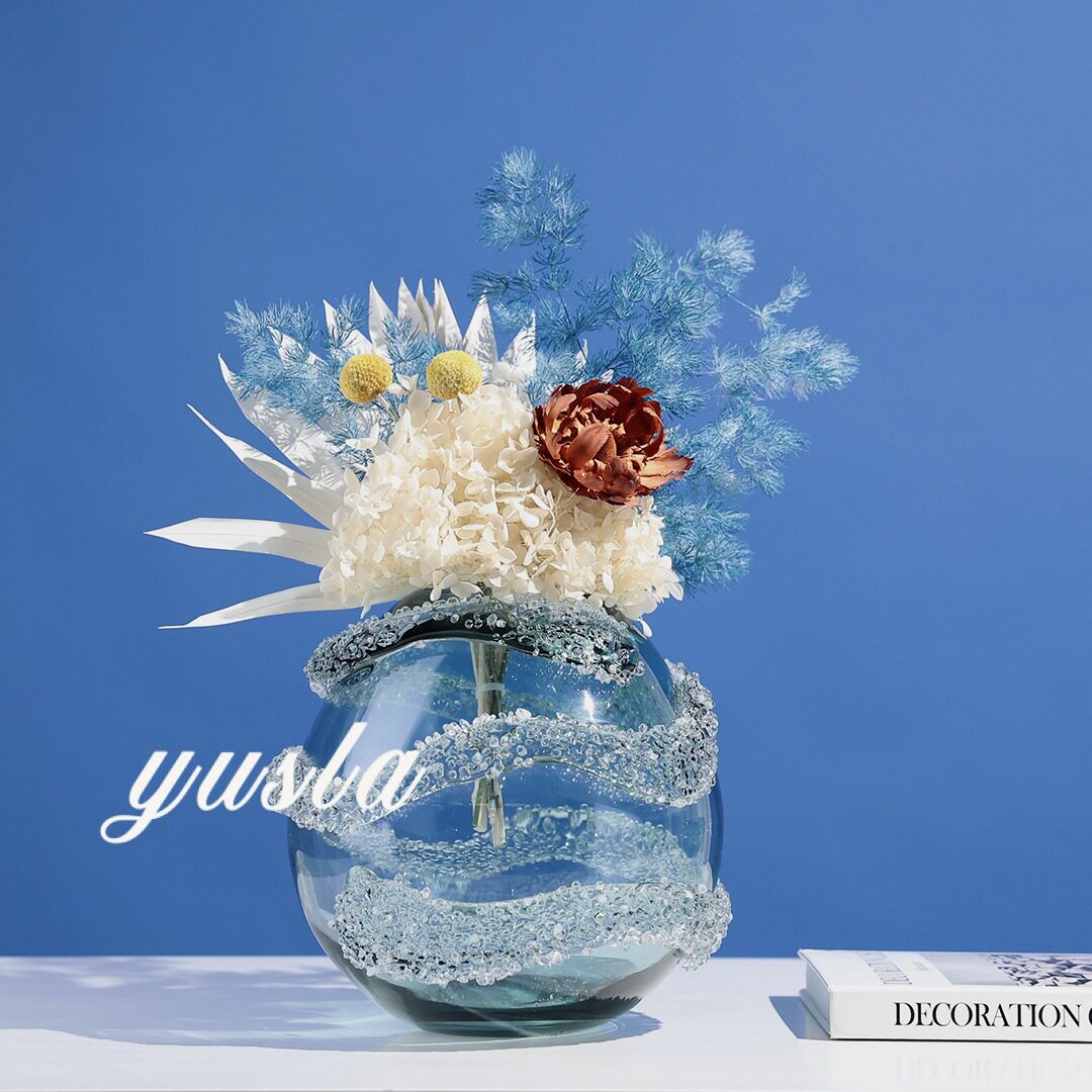 简约轻奢客厅茶几插花瓶装饰品