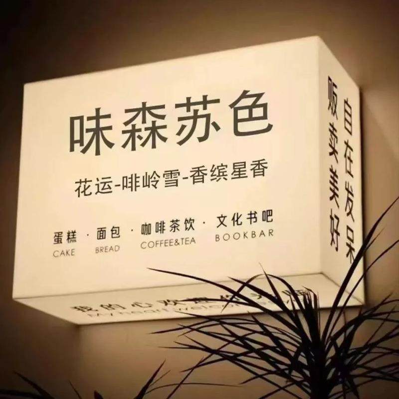 亚A-101挂克力灯箱通体发光灯户外无边框门简约箱招牌LE头D悬式广