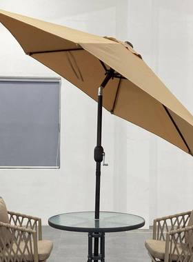 户LHSS002外遮阳庭墅阳院台露营休闲摆摊家用室外带转别伞向中柱