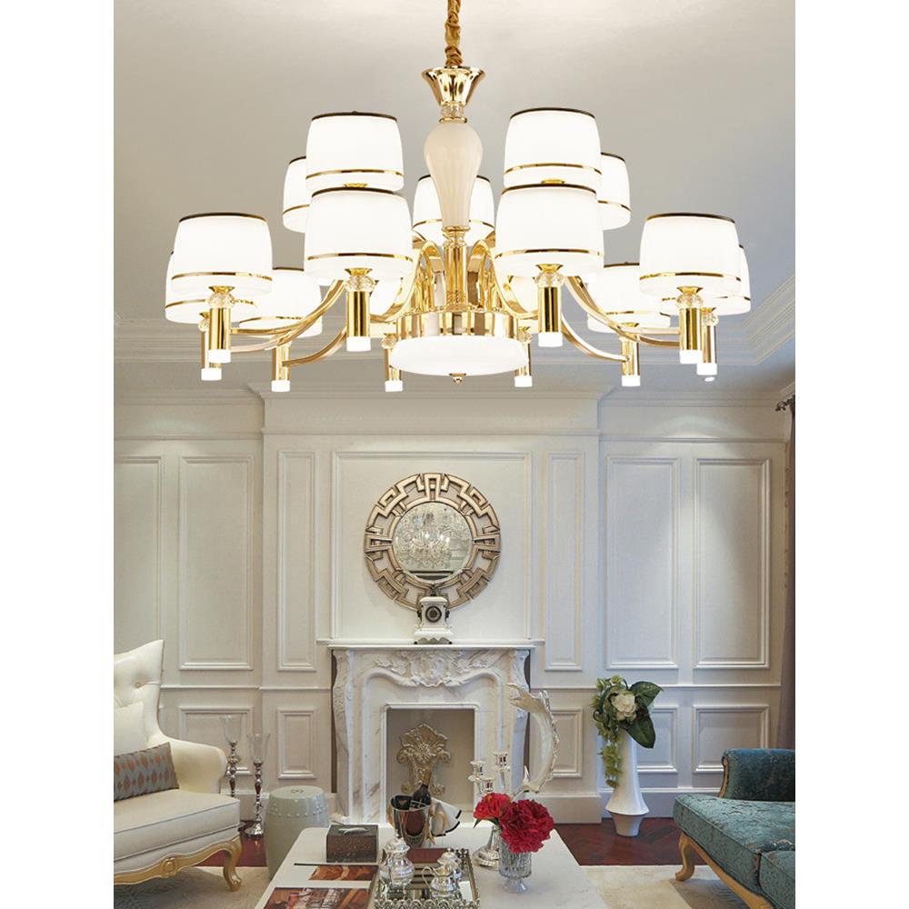 大486厅吊灯2025新轻款简单大气高档式超亮农村自建房客意厅奢主