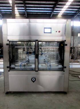 装全自动12头自流防式玻璃水冻液灌CD-QZD自机生产线液体灌装机